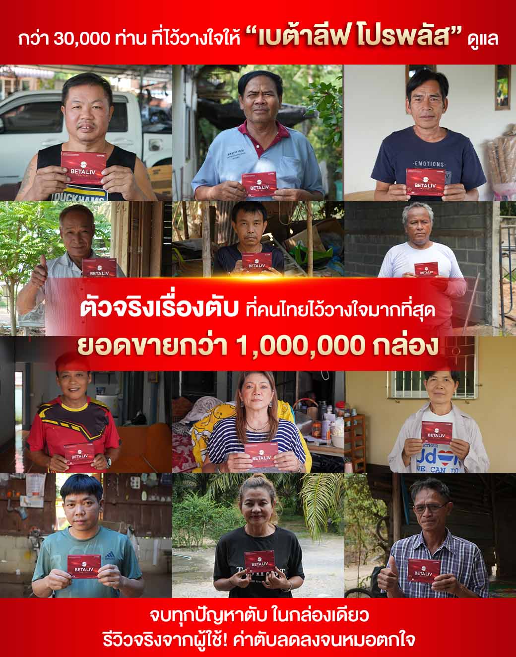 กว่า 1,000,000 กล่อง ที่คนไทยเลือกให้ดูแลตับ